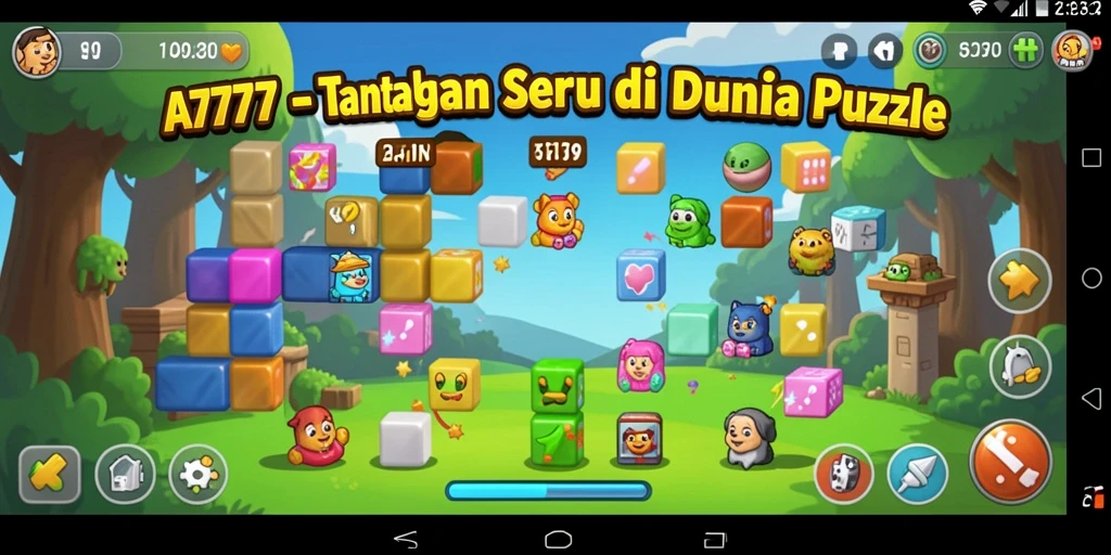 Tampilan gameplay A7777 yang menantang dan seru.