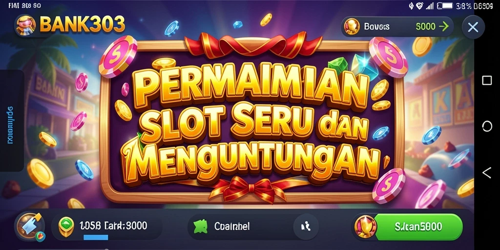 Screenshot gameplay BANK303 yang menampilkan keseruan permainan slot.