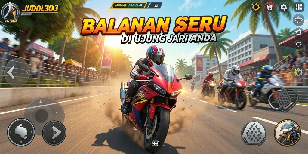 Gameplay menegangkan balapan motor dalam JUDOL303.