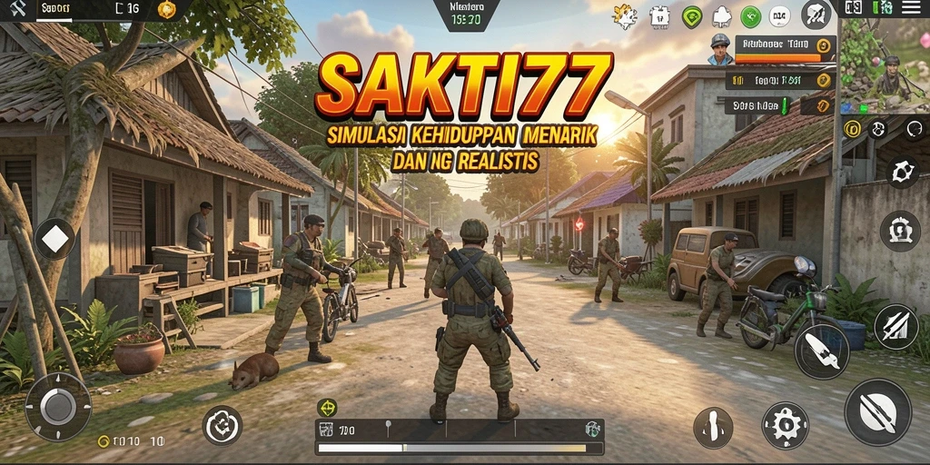Screenshot gameplay SAKTI77 yang menunjukkan interaksi sosial antar karakter.