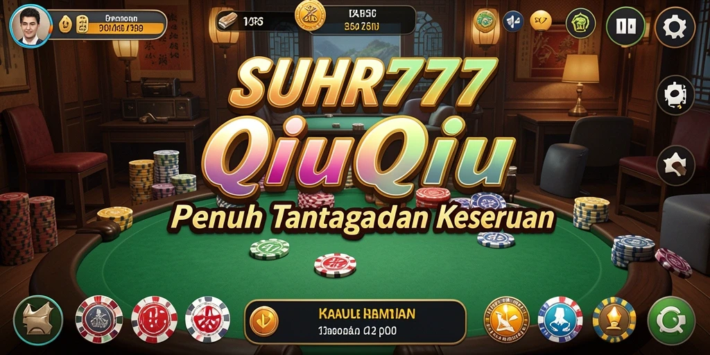 Tampilan gameplay yang menarik dari permainan QiuQiu SUHU777.